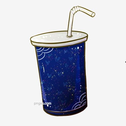 网红饮料吸管水杯图片,潮流饮品新宠，时尚便携新体验