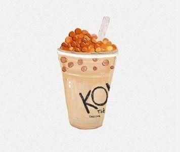 米明星喝奶茶,品味潮流，尽在这一杯